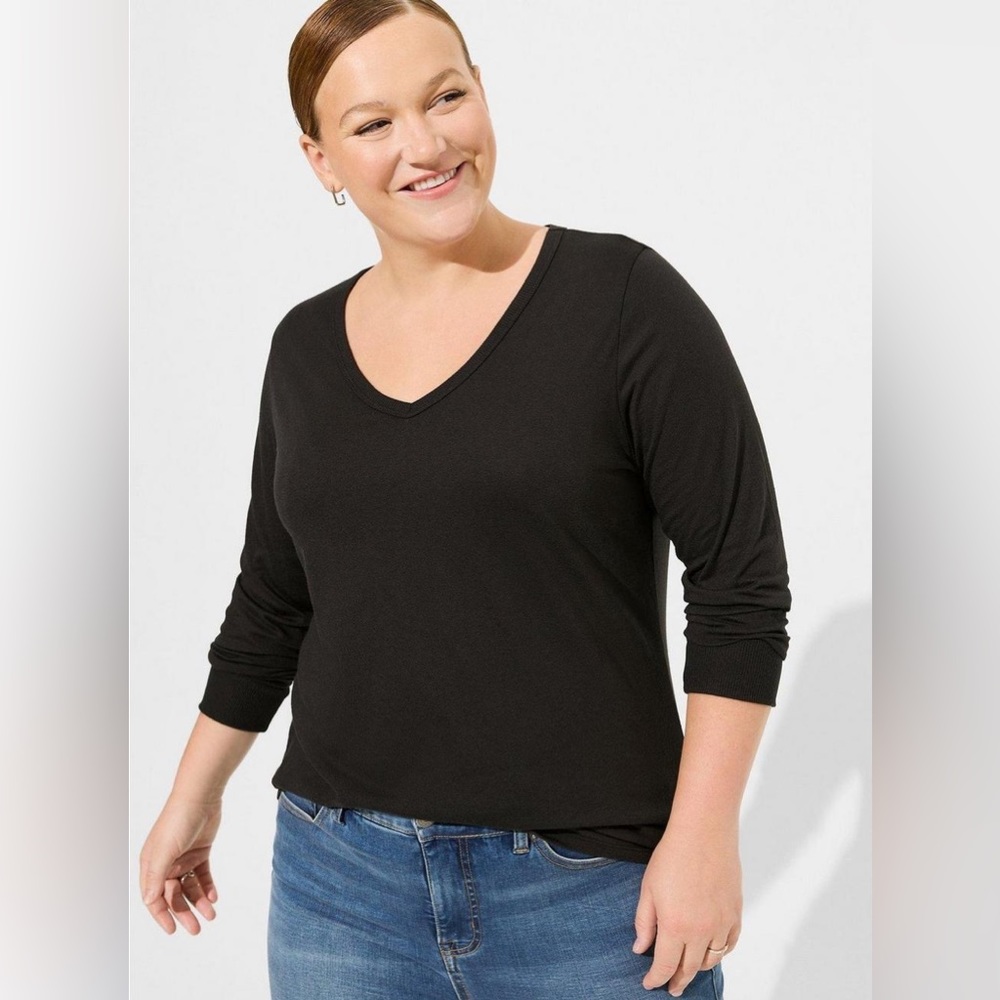 NWT Black girlfriend tee, 5X